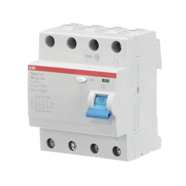 Disjoncteur différentiel F200 series 4 pôles, 63A,100mA vue 1