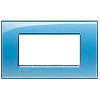 LivingLight - plaque rectangulaire 4 modules Bleu vue 1