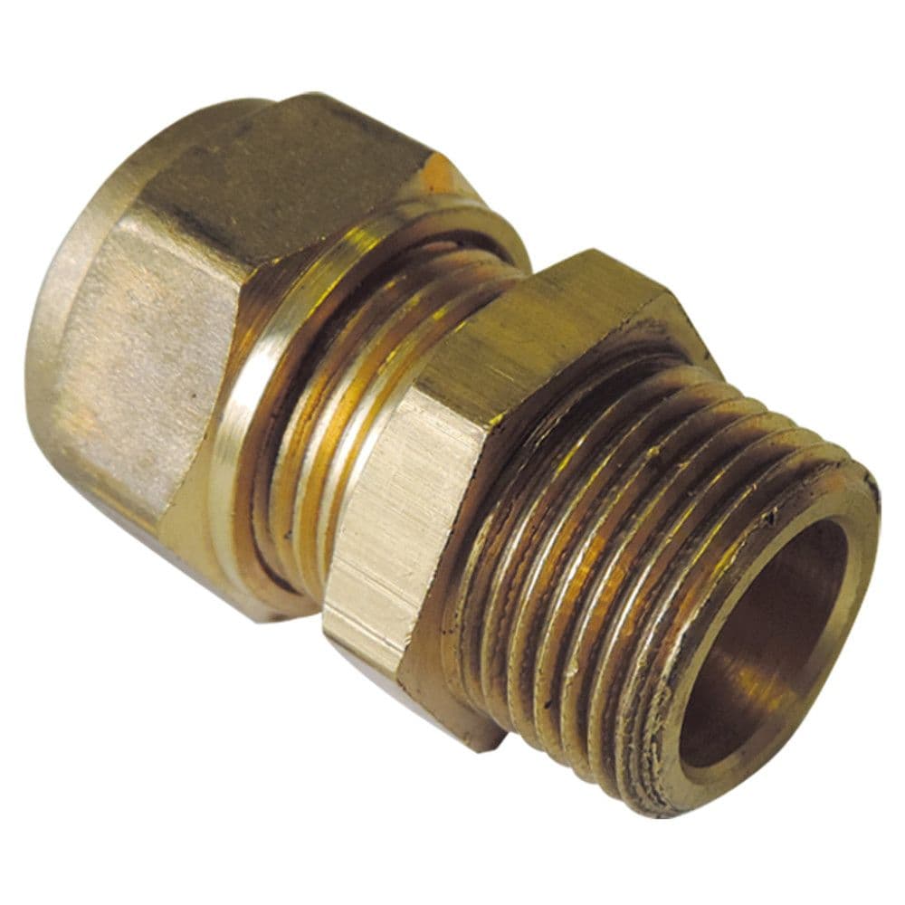 raccorDdroit biconique laiton alimentation tube cuivre 15x3/8"M vue 1