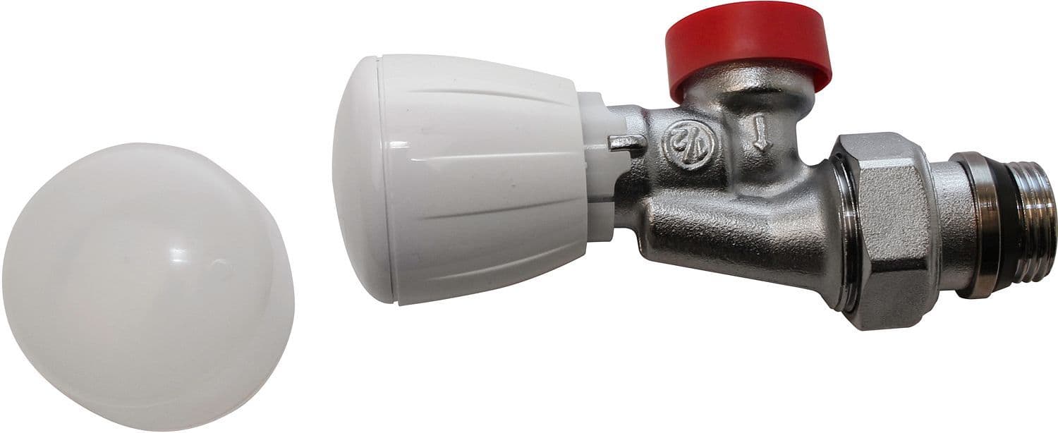 VANNE RADIATEUR THERMOSTATIQUE GIACOMINI EQUERRE INVERSE 1/2"-18AA vue 1