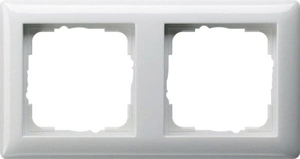 Cadre de finition Gira standard 55 Blanc brillant vue 1