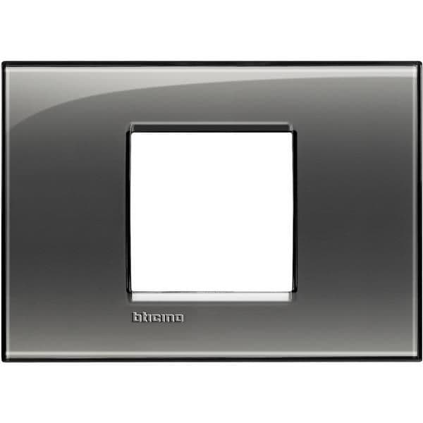 LivingLight - plaque rectangulaire large 2 modules London fog vue 1