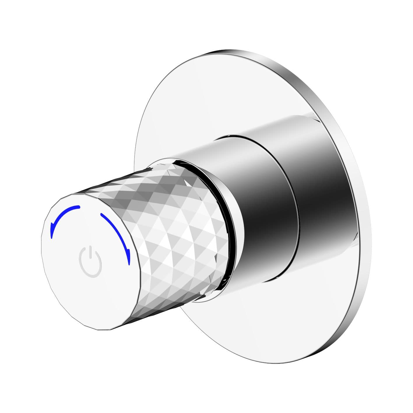 ALONI FLOW MITIGEUR DE BIDET - BOUTON POUSSOIR - EAU FROID - ENCASTRÉ - CHROME vue 1