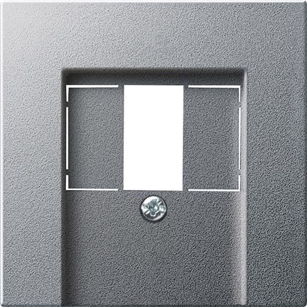 Cache pour TAE et USB teinte Alu sans zone d'inscription vue 1