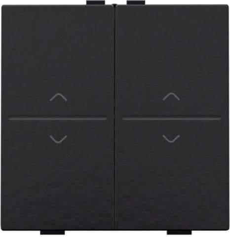 Touche double avec flèches vers le haut et vers le bas pour interrupteur sans fil ou bouton-poussoir vue 1
