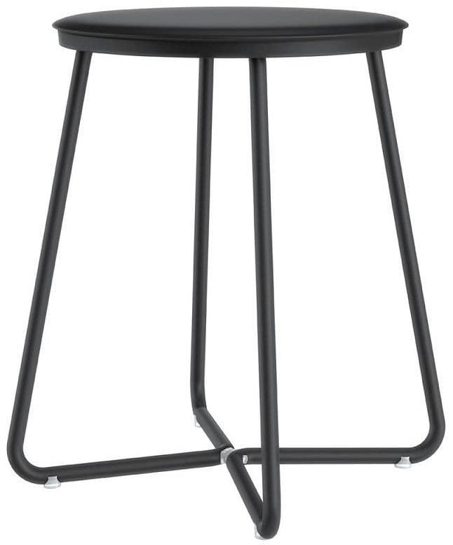 TABOURET A POSER GEYSER COSMIC NOIR MAT vue 1