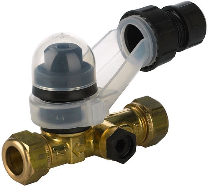 GROUPE DE SECURITE SANITAIRE POUR BOILER 2X15 BICONE 8 BAR vue 1