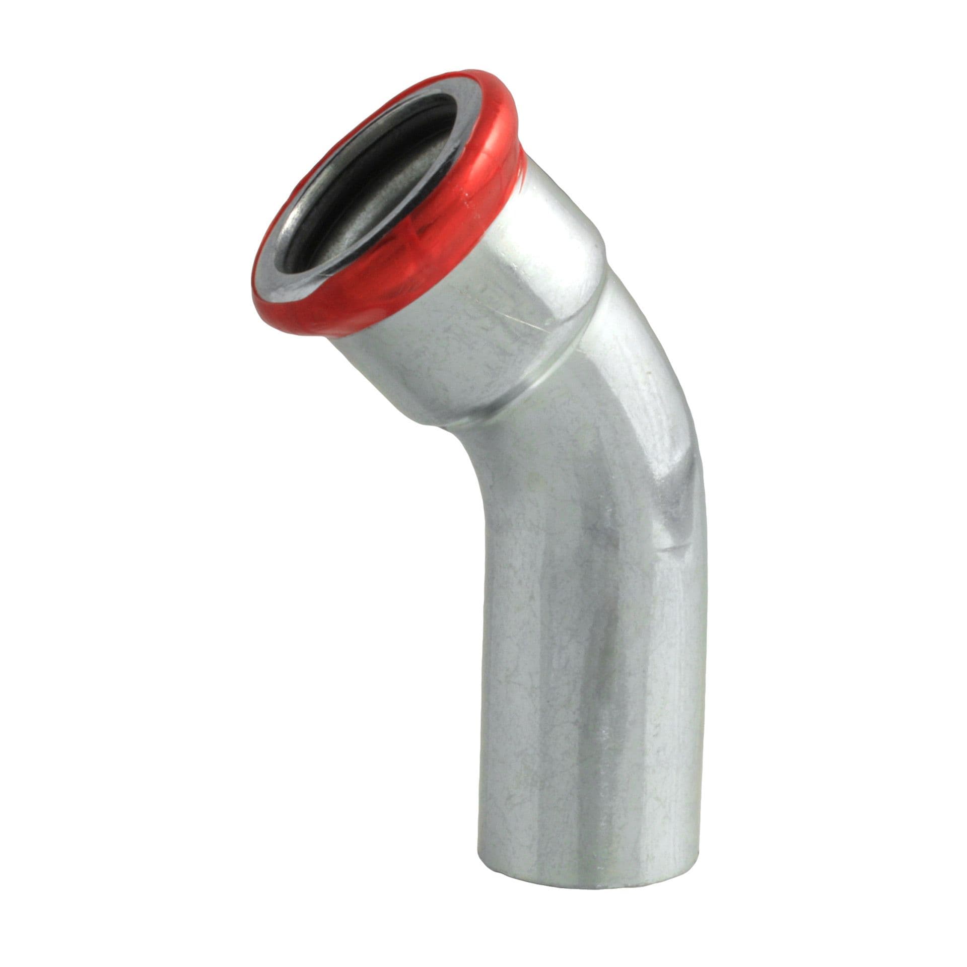 PRESS ACIER 'M 'GALVANISÉ COUDE À EMBOÎTER 45° 18 MM MF C23ZDLBP vue 1