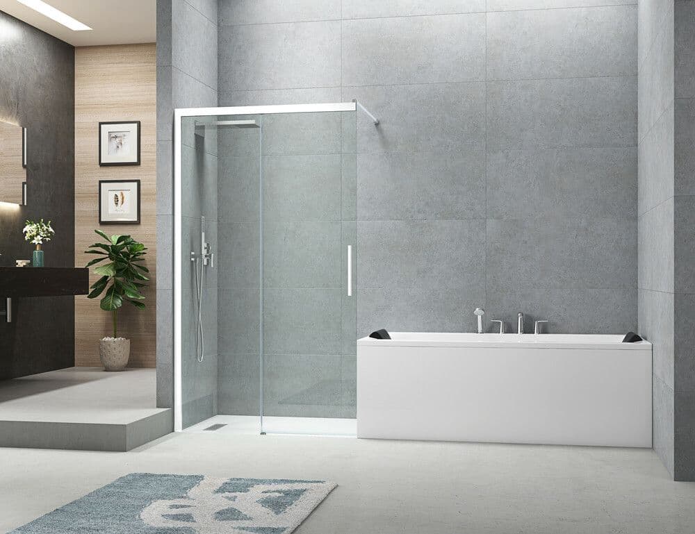 Van Marcke Pina Space/Walk-In barre stabilisatrice 1200mm alu poli vue 1