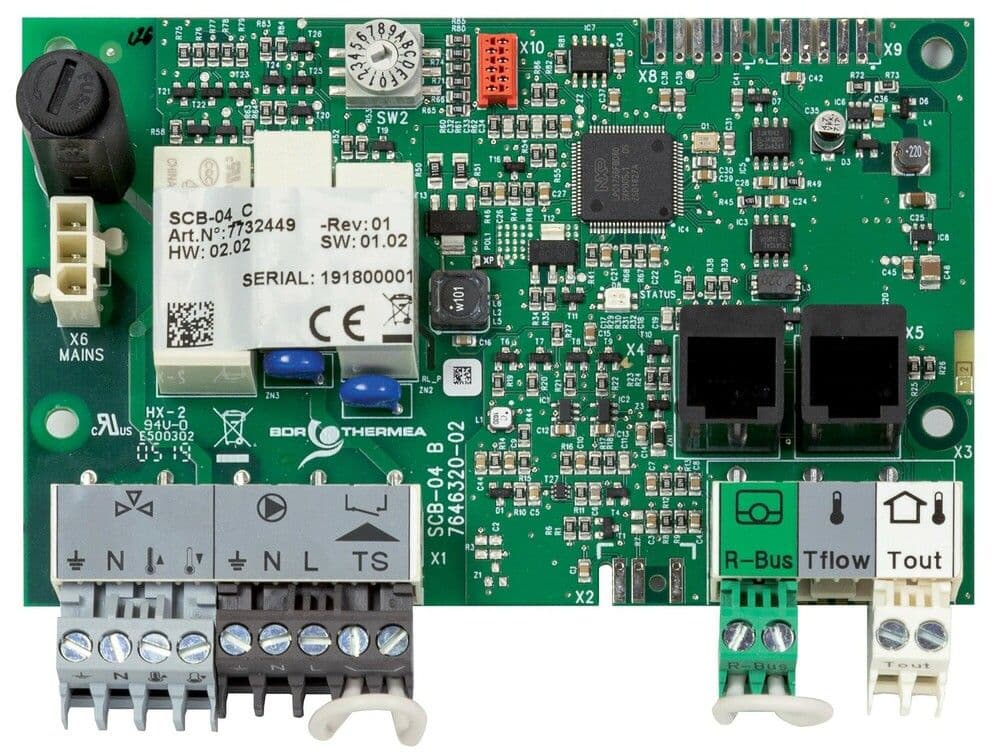 De Dietrich Strateo EH916 kit carte de circuit imprimé 2ème circuit de chauffage vue 1