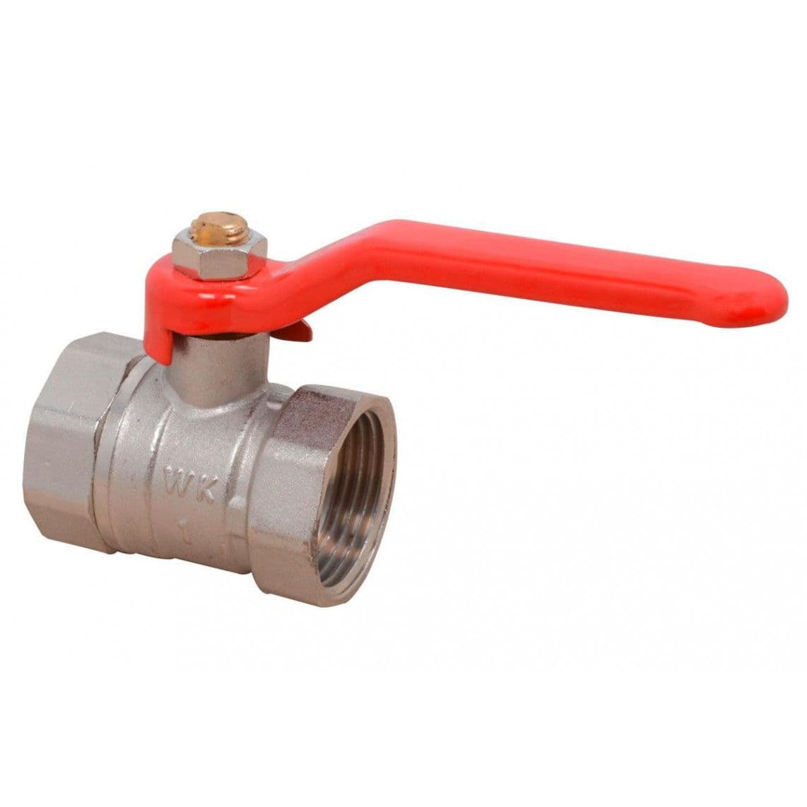 988598355 Robinet à sphère Laiton pressé, nickelé, 1" F vue 1