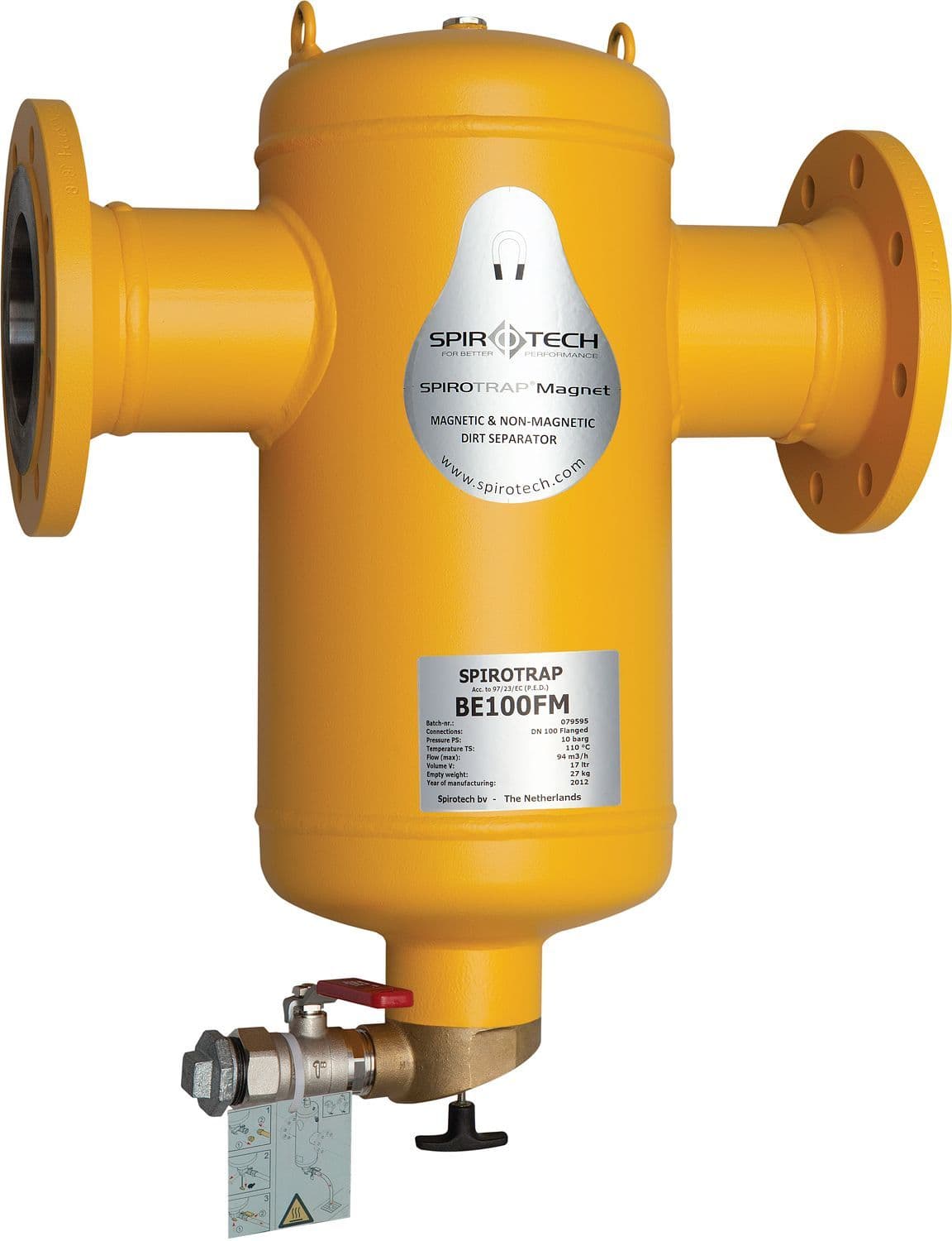 SEPARATEUR DE BOUES + AIMANT SPIROTRAP DN050 AVEC BRIDE vue 1