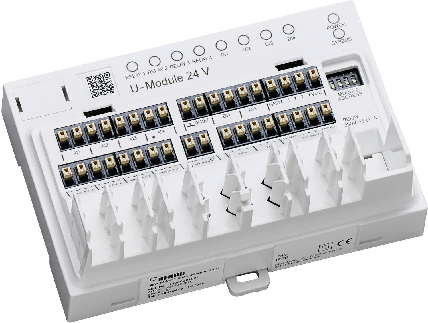 U-MODULE 24V EXT.RELAIS NEA SMART2.0 REH vue 1