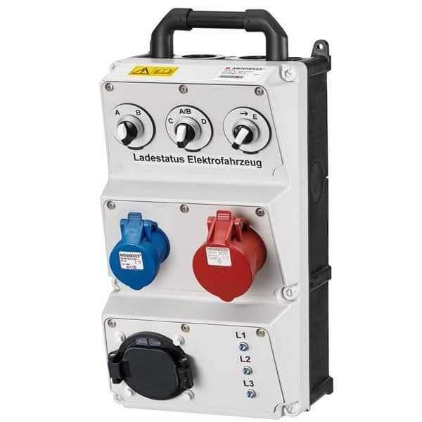 Coffret de contrôle borne de recharge vue 1