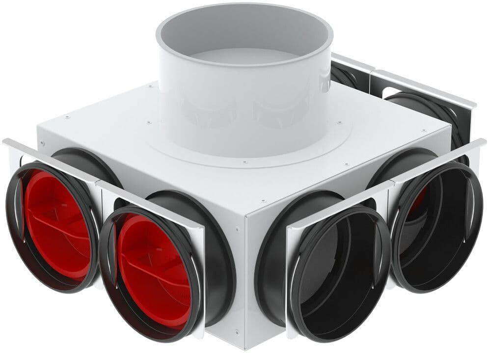 Zehnder ComfoCube CT 220 RLC caisson de distribution avec Rapid Lock Connector vue 1