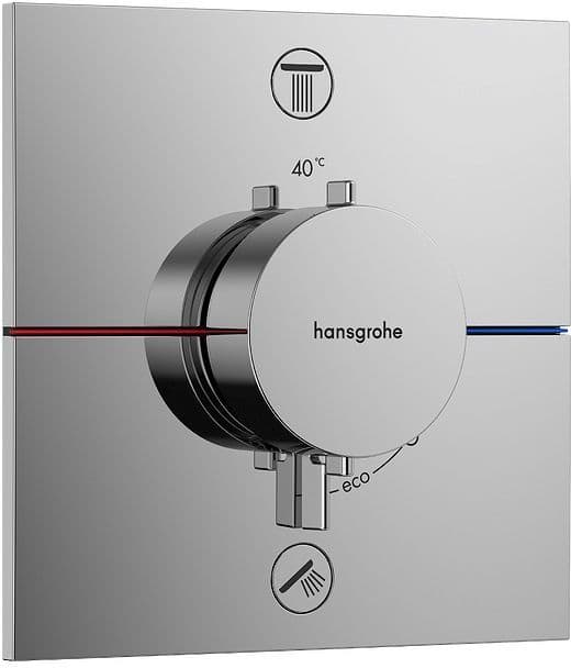 SET DE FINITION THERMOSTAT +2 FONCTION COMFORT E HG CHROME vue 1