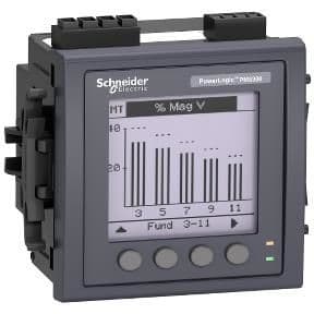 PowerLogic - centrale de mesure - PM5341 - Ethernet - mémoire - 2E / 2S relais - MID vue 1
