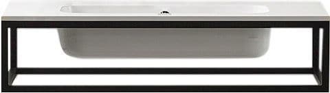 CADRES OUVERT DETREMMERIE 120CM H 20CM NOIR ALUMINIUM vue 1