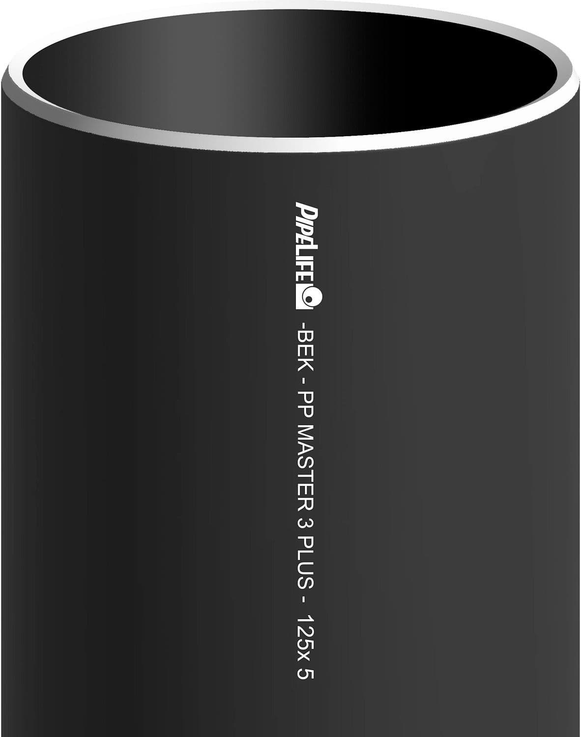 TUBE PP 125MM NOIR LONGUEUR 5M vue 1