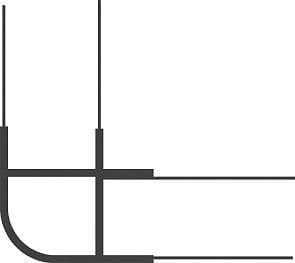PROFIL PLINTHE EQUERRE DEDECKER STUDIO H150 BLANC vue 1