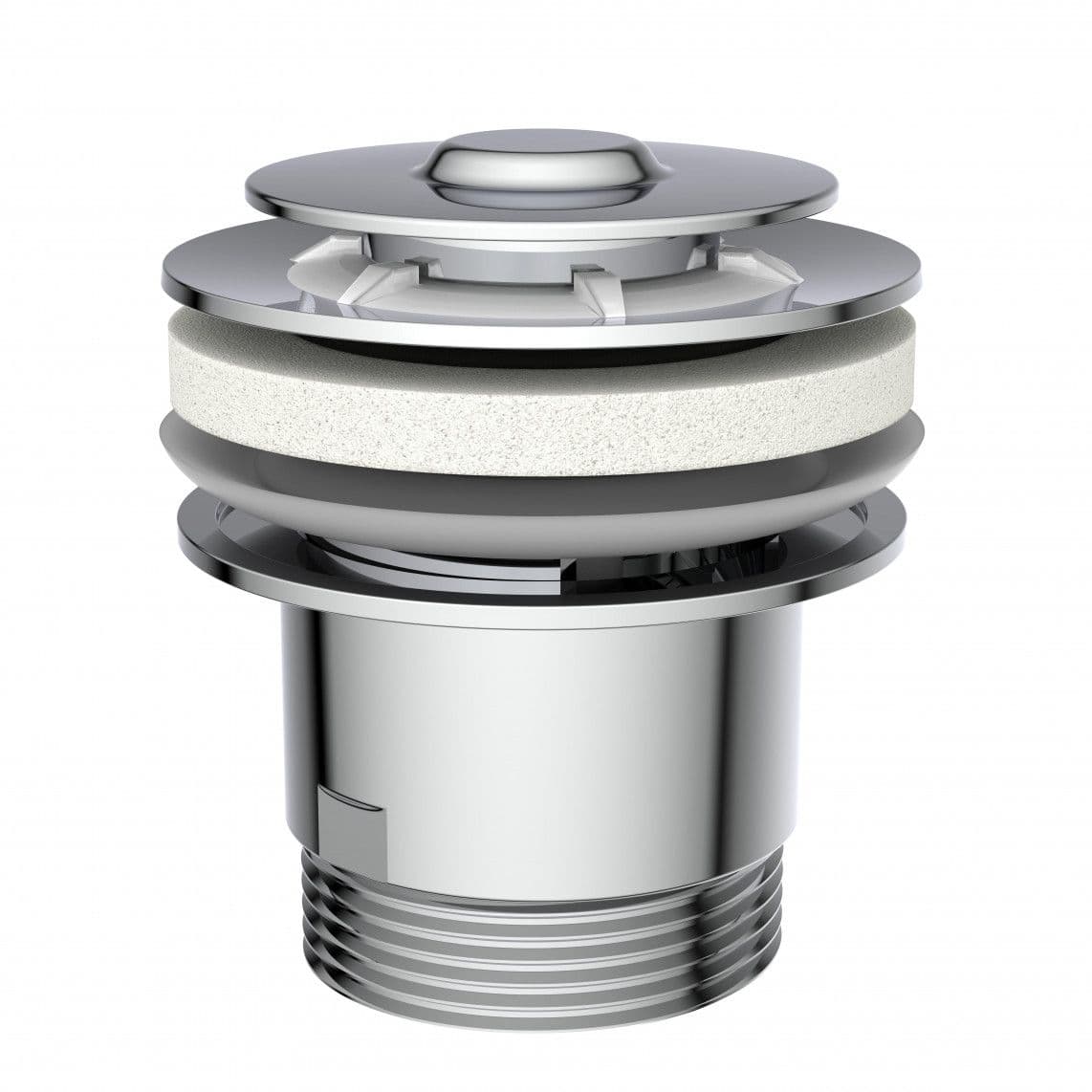 98807320 DAV-2WK vanne d'évacuation, chromé, 1 1/4" x 65 mm vue 1