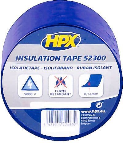 RUBAN D'ISOLATION PVC 5CM 20M BLEU vue 1