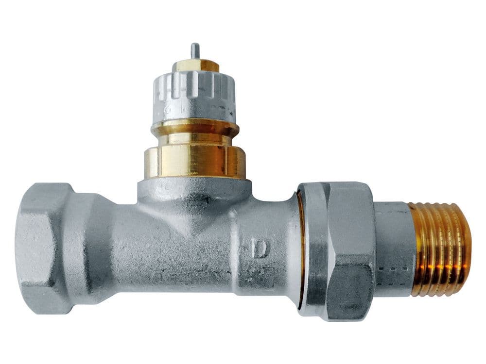 Danfoss RA-N robinet de radiateur droit 1/2 corps de vanne vue 1