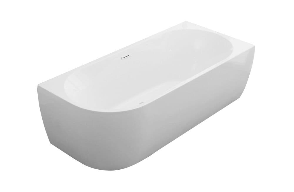 Van Marcke D-Shape Design baignoire duo 180x80 droite brillant vue 1