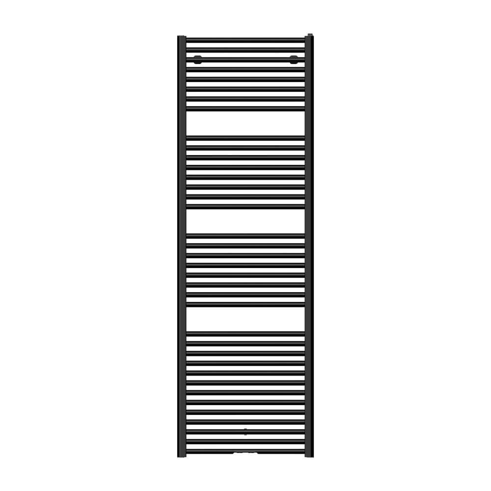 Toronto 180/060 radiateur sèche-serviettes - H 1850 x L 600 - 1051W - noir mat vue 1