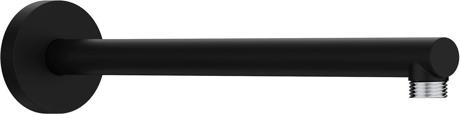 BRAS DE DOUCHE MURAL PULSIFY S HG 39CM NOIR MATTE vue 1