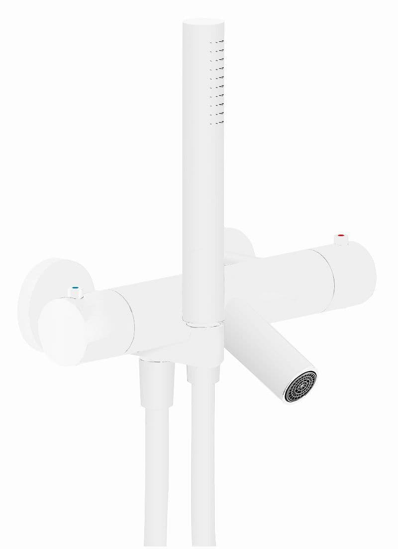 THERMOSTAT BAIN LIVE NOBILI COMPLET BLANC MAT vue 1
