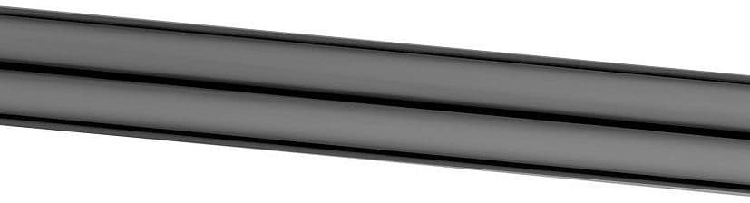 TUBE RALLONGE UNIVERSEL SIPHON VERTICAL NOIR 40CM AVEC COLLERETTE vue 1