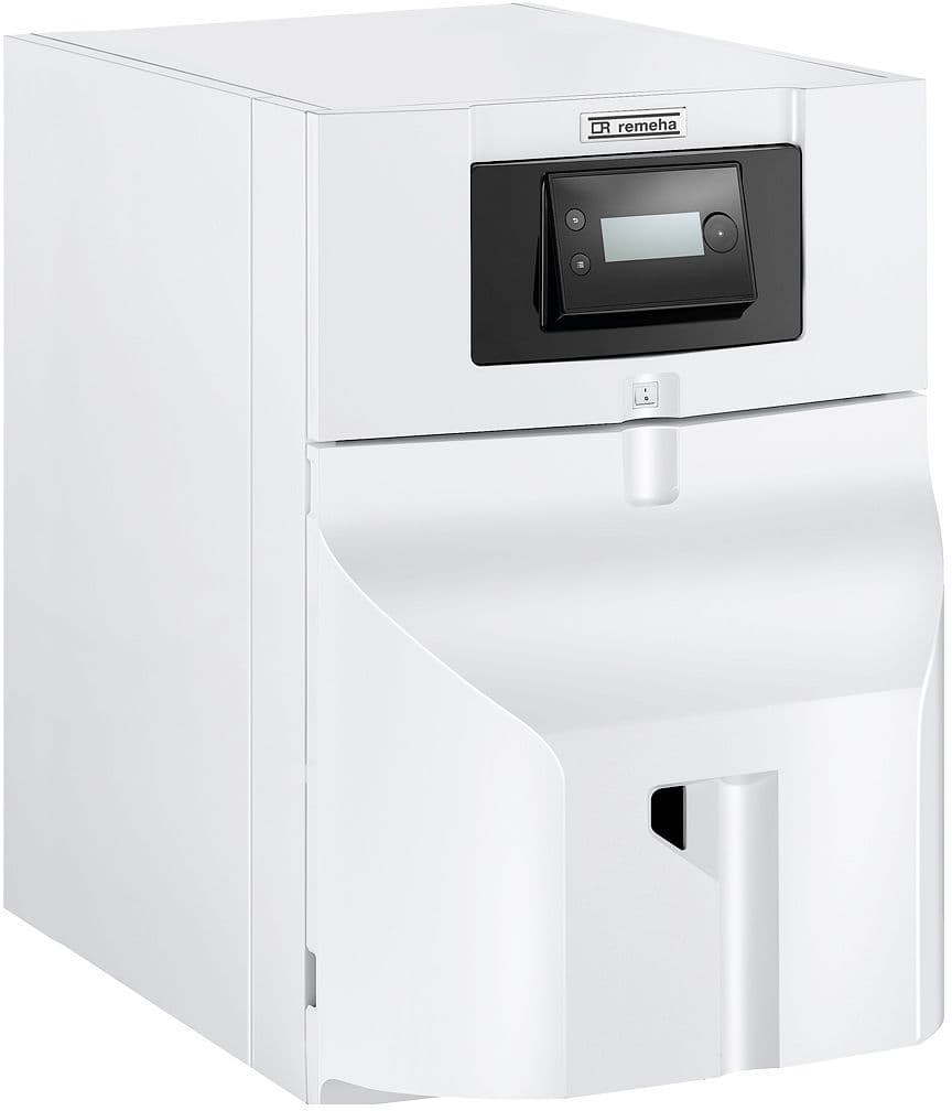 CHAUDIERE SOL FIOUL A CONDENSATION HERA 3 REMEHA 50KW + I-REGULATION ERP B vue 1