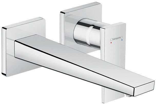 SET DE FINITION MITIGEUR MURAL LAVABO METROPOL HG 225MM CHROME vue 1