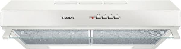 Hotte IQ300 sous-encastrable 60cm, Blanc, 3 niveaux, 350m³ / h, 72dB, boutons-poussoirs, 2 PC, Led 4 vue 1