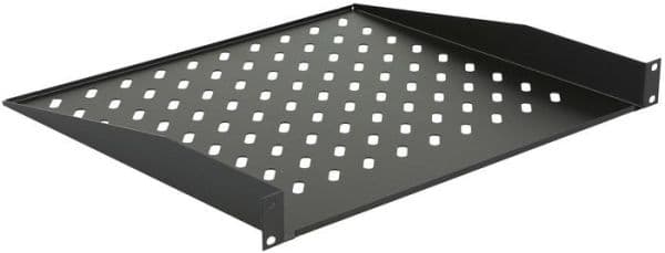 Etagère fixe Noir 1U 19" profondeur 400mm max 30Kg vue 1