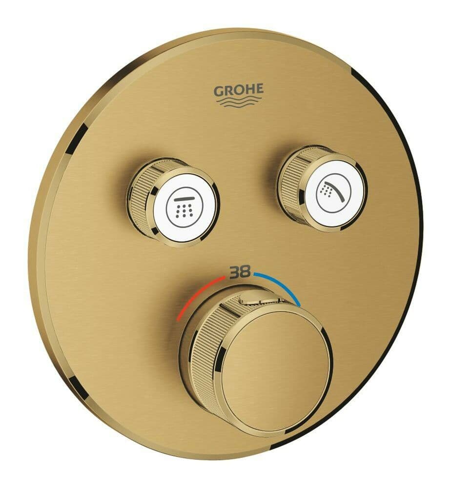 Grohe Grohtherm SmartControl thermostat encastré brushed cool sunrise vue 1