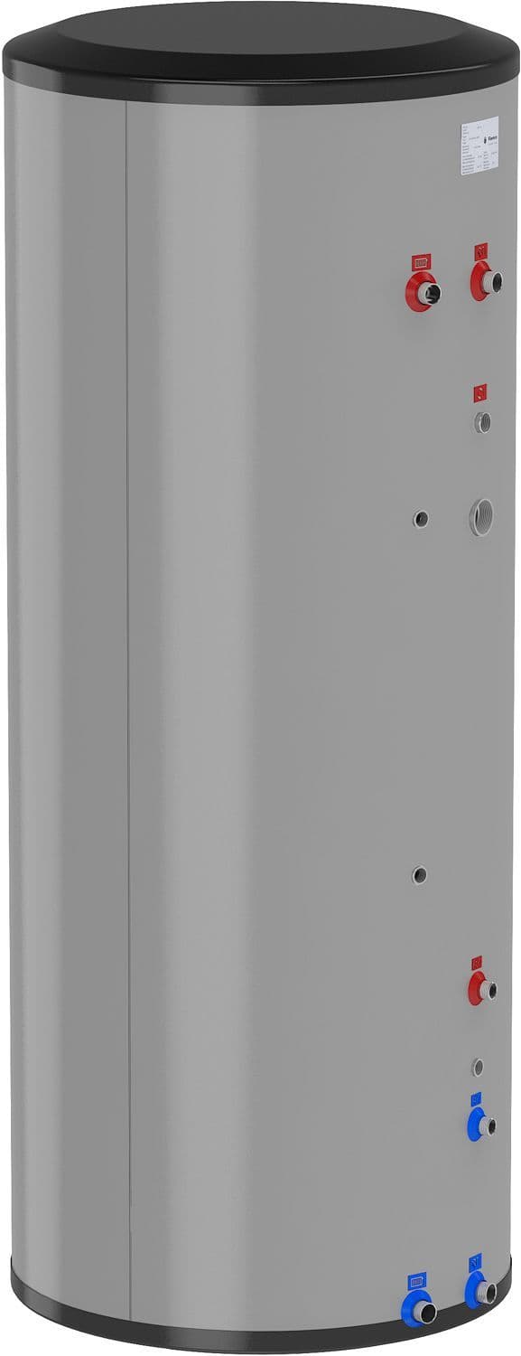 BOILER SOLAR 2 SERPENTINS (POMPE A CHALEUR+SOLAR) INOX FLAMCO 300L vue 1