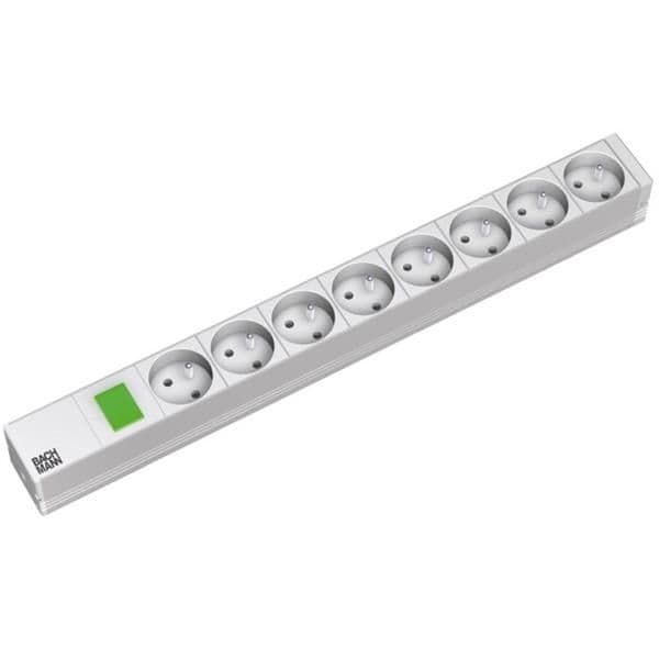 19 8 x UTE Alu 8 x 10 / 16A + témoin Led + 2m H05VV vue 1