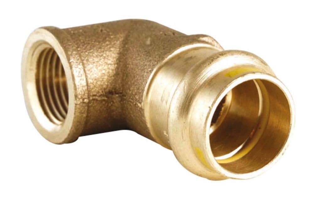 Conex Bänninger raccord sertir profil B gaz coude sertir 90° x F 22x3/4 vue 1