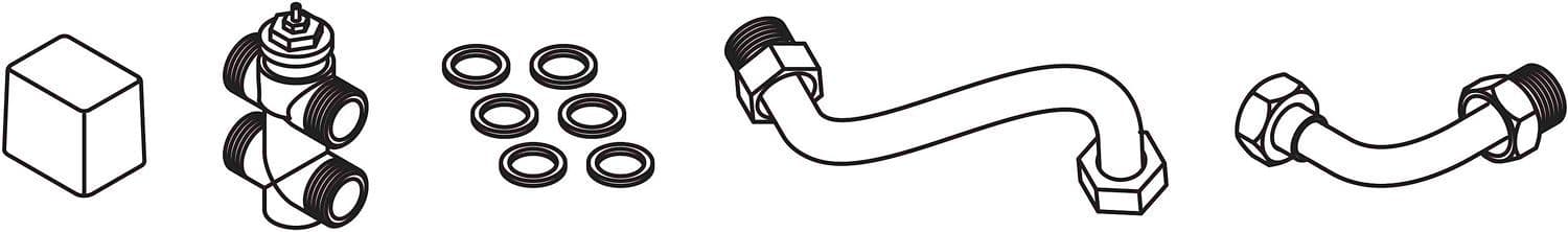KIT ACCESSOIRES POUR CONSOLE AROVAIR CONNECTION GAUCHE VAILLANT vue 1