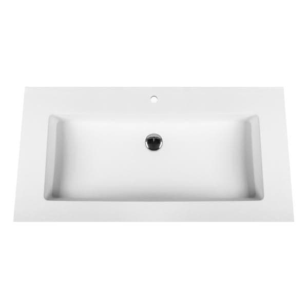ALONI SOLID SURFACE LAVABO (80CM) - BLANC vue 1