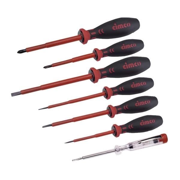 Assortiment tournevis plat + croix 7 pièces vue 1