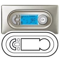 Céliane doigt Titane pour thermostat programmable d'ambiance vue 1