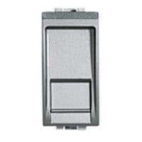 Connecteur RJ11 light Tech Tel. - K10 (4 / 6) - 1 module vue 1