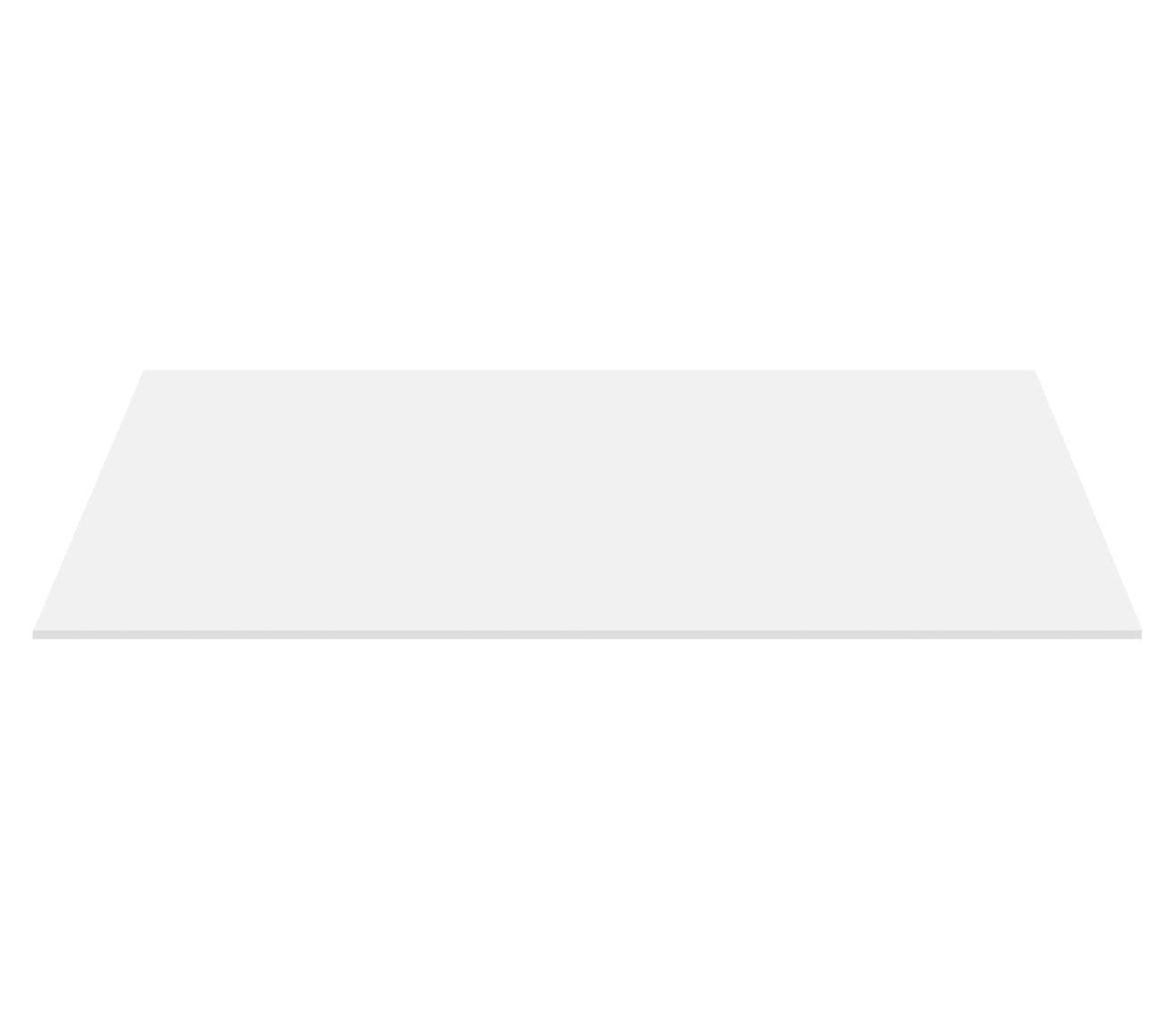 ALONI TABLETTE EN MDF (118.4X45.5X2.6 CM) - BLANC MAT vue 1
