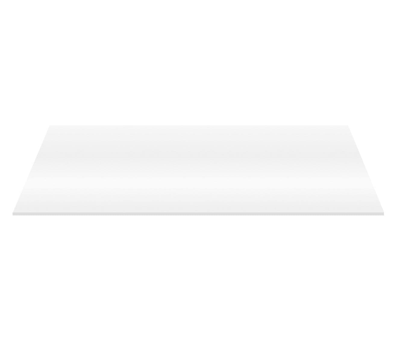 ALONI TABLETTE EN MDF (118.4X45.5X2.6 CM) - BLANC BRILLANT vue 1