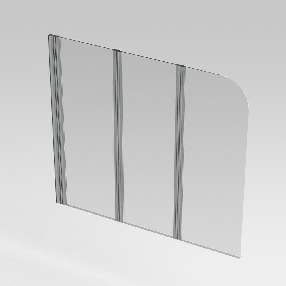 intro Pannello paroi de bain 3 volets 1500x1400 mm aluminium vue 1