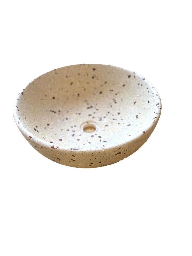 Van Marcke Java Terrazzo lavabo à poser D400 mm terrazzo mosaïque vue 1