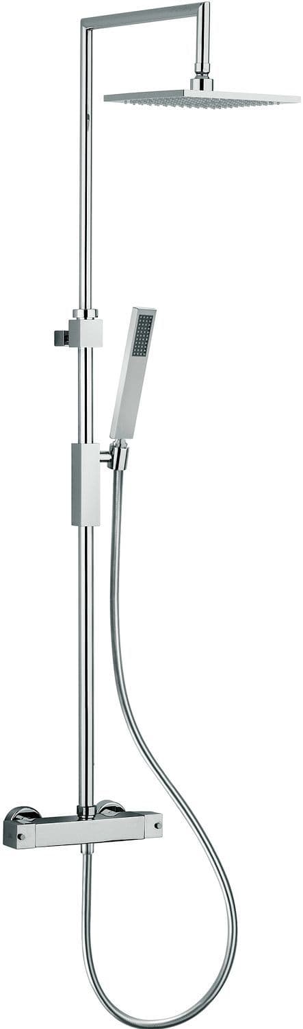 COLONNE DE DOUCHE COMPLET AVEC DOUCHE A MAIN+DOUCHE DE TETE+THERMOSTATIQUE PAFFONI ELLE/LEVEL CHROME vue 1